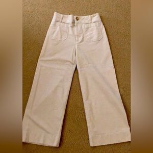 Maeve Collette ivory corduroys size 28
